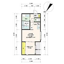 Solace  ｜ 愛知県名古屋市中川区開平町１丁目（賃貸アパート1LDK・1階・30.37㎡） その2