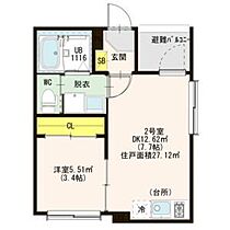 Ealing Apartment  ｜ 愛知県名古屋市西区笠取町３丁目（賃貸アパート1DK・1階・27.12㎡） その2