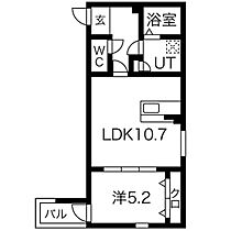 愛知県名古屋市中川区尾頭橋通１丁目（賃貸アパート1LDK・2階・40.75㎡） その2