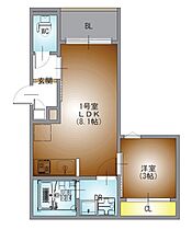 RS道徳  ｜ 愛知県名古屋市南区明治２丁目（賃貸アパート1LDK・2階・28.02㎡） その2