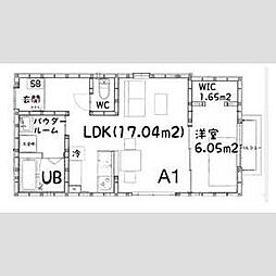 茜さす春のセラビィ 2階1LDKの間取り