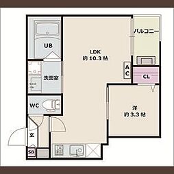 Jack komotohommachi II 2階