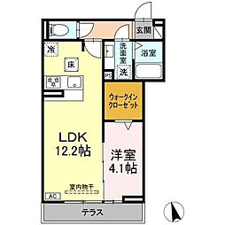 間取図画像 1LDK