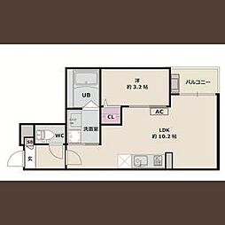 間取図画像 1LDK