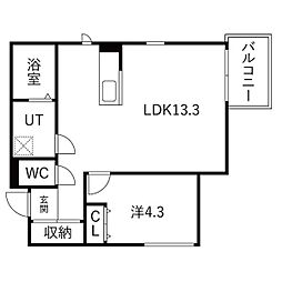 間取図画像 1LDK