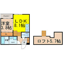 ステージ香呑町 2階/-