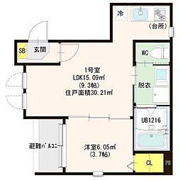 アルカーサ道徳新町 3階