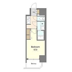 SーRESIDENCE桜本町beren 1Kの間取図画像