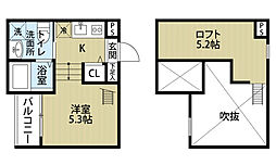 COURAGE 1SKの間取図画像