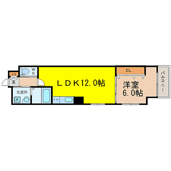 愛知県名古屋市中区千代田４丁目(賃貸マンション1LDK・4階・43.00㎡)の写真 その2