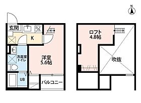 愛知県名古屋市守山区守山１丁目（賃貸アパート1SK・1階・20.39㎡） その2