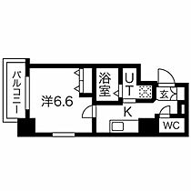 愛知県名古屋市北区杉栄町４丁目（賃貸マンション1K・8階・26.43㎡） その2