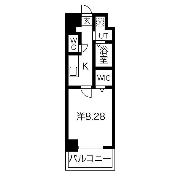 愛知県名古屋市東区出来町３丁目(賃貸マンション1K・4階・29.87㎡)の写真 その2