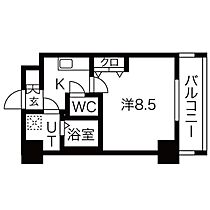 愛知県名古屋市東区泉３丁目（賃貸マンション1K・9階・28.56㎡） その2