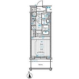 メイクスアート上前津VI 12階1Kの間取り
