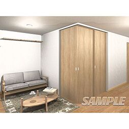 猫ん家　シャトン黄金 201 1階1LDKのリビング/ダイニング