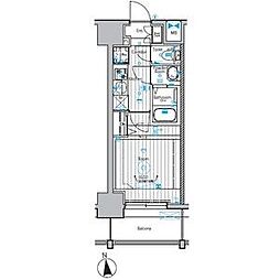 メイクスアート上前津VI 11階1Kの間取り