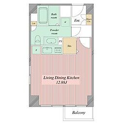 間取図画像 ワンルーム