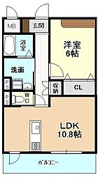 間取図画像 1LDK
