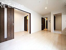 名古屋市営東山線 中村日赤駅 徒歩4分の賃貸アパート 2階2LDKのリビング/ダイニング