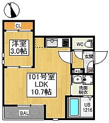 GRANDTICオードリーII 1階