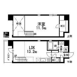 丸の内スクエア 1LDKの間取図画像