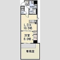 Solare 1LDKの間取図画像