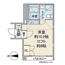 アーバン栄 ワンルームの間取図画像