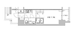 S-RESIDENCE庄内通駅前curere(クラーレ) 1Kの間取図画像