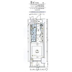 エステムコート名古屋今池アーバンゲート 1Kの間取図画像