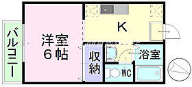 岡山県倉敷市中島（賃貸アパート1K・2階・23.77㎡） その2