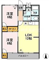 岡山県倉敷市西富井（賃貸マンション2LDK・2階・56.95㎡） その2