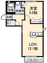 岡山県倉敷市片島町（賃貸アパート1LDK・2階・42.17㎡） その2