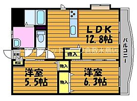 アプランドルVII 201 ｜ 岡山県倉敷市真備町川辺632-1（賃貸マンション2LDK・2階・56.85㎡） その2