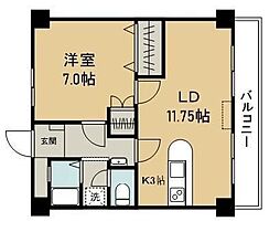 メゾンコンフォート 202 ｜ 岡山県倉敷市松島249-6（賃貸マンション1LDK・2階・54.18㎡） その2