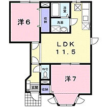 プラティ－ヌＫ．Ｂ 102 ｜ 岡山県倉敷市児島小川9丁目8番53号（賃貸アパート2LDK・1階・53.51㎡） その2