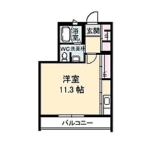 ウィスティリア　B棟 106 ｜ 岡山県倉敷市沖40-1（賃貸アパート1R・1階・33.68㎡） その2