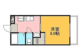 アークヴィラ 306 ｜ 岡山県倉敷市松島1115-3（賃貸マンション1K・3階・26.60㎡） その2