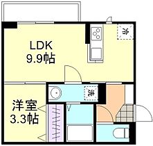 フォルティス四十瀬 205 ｜ 岡山県倉敷市四十瀬558（賃貸アパート1LDK・2階・32.64㎡） その2