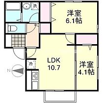 スカイピア 102 ｜ 岡山県倉敷市真備町尾崎34-2（賃貸アパート2LDK・1階・48.79㎡） その2