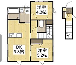 古新田シャーメゾン 201 ｜ 岡山県倉敷市福田町古新田900-25（賃貸アパート1LDK・1階・42.78㎡） その2