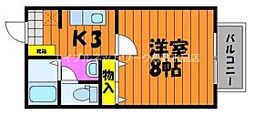 セジュールα 102 ｜ 岡山県倉敷市大内1043-5（賃貸アパート1K・1階・26.78㎡） その2