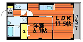 グローリー琴浦 203 ｜ 岡山県倉敷市児島下の町5丁目2-27（賃貸アパート1LDK・2階・41.28㎡） その2