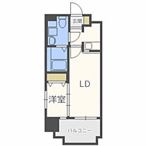 福岡県福岡市東区箱崎1丁目（賃貸マンション1DK・8階・27.61㎡） その2