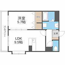 福岡県福岡市博多区麦野6丁目（賃貸マンション1LDK・1階・40.15㎡） その2