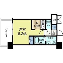 福岡県福岡市東区東浜1丁目（賃貸マンション1K・4階・20.52㎡） その2