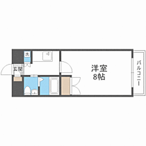 福岡県福岡市中央区荒戸3丁目（賃貸マンション1K・5階・24.84㎡） その2