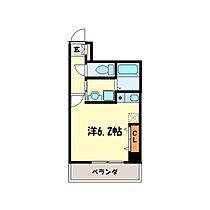 福岡県福岡市中央区高砂2丁目（賃貸マンション1R・7階・24.35㎡） その2