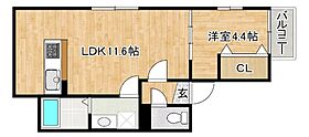 コートスタイル二日市I 201 ｜ 福岡県太宰府市朱雀２丁目7-18（賃貸アパート1LDK・2階・35.42㎡） その2