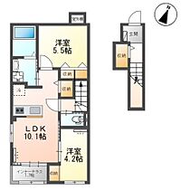 WISTARIA　筑紫A 203 ｜ 福岡県筑紫野市大字筑紫346-12（賃貸アパート2LDK・2階・55.66㎡） その2